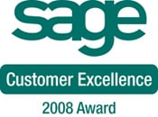 Sage Customer Excellence Award 2008